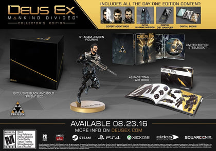 Deus Ex: Mankind Divided - Collector's Edition - Xbox One