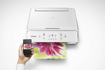 Canon Compact TS6020 Wireless Home Inkjet All-in-One Printer - White