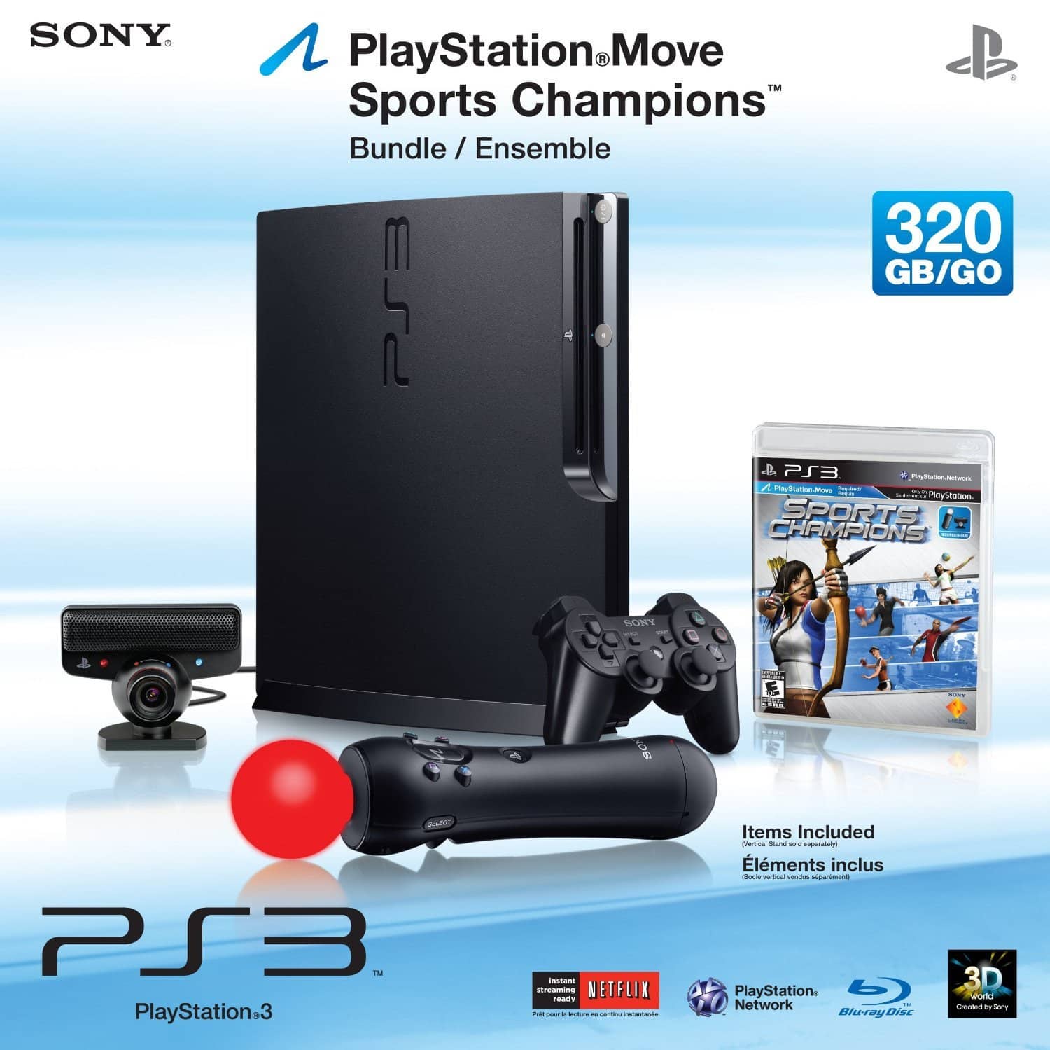 PlayStation 3 - PlayStation Move Bundle - 320GB