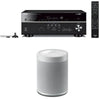 Yamaha RX-V685BL 7.2-Channel 4K Ultra HD AV Receiver with Wi-Fi Bluetooth and Wireless Speaker.