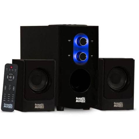 Acoustic Audio AA2130 Bluetooth Home 2.1 Speaker System