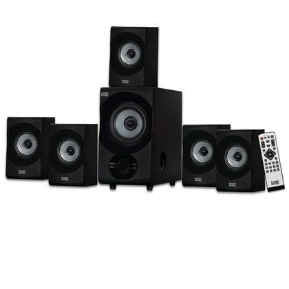 Acoustic Audio AA5172 Home Theater 5.1 Bluetooth Speaker System with USB/SD