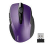 TeckNet Pro 2.4G Ergonomic Wireless Mobile Optical Mouse - Purple