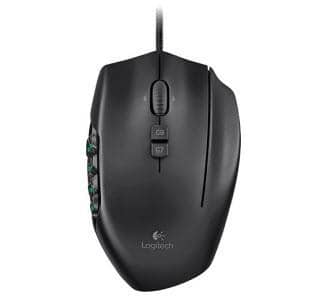 Logitech - G600 MMO Gaming Mouse - Black