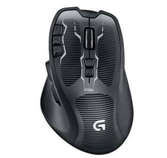 Logitech - G700s Rechargeable Laser Gaming Mouse - Black