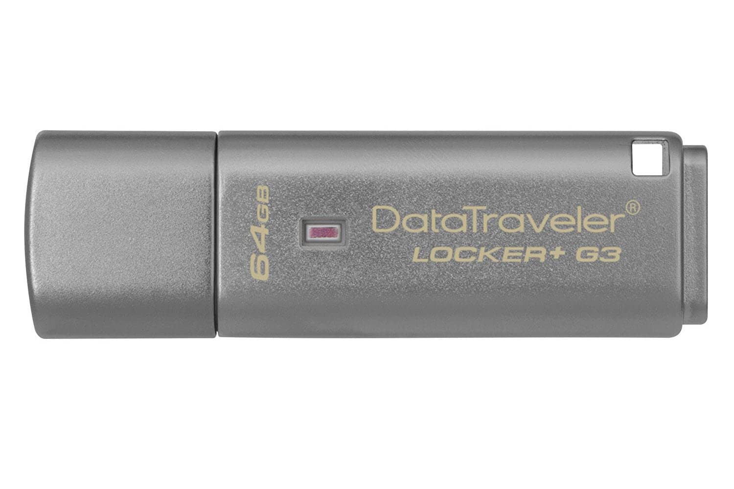 Kingston Digital 64GB Data Traveler Locker + G3