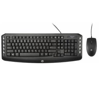 HP - C2600 Keyboard and Optical Mouse - Black