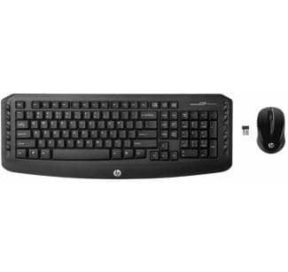HP - Classic Desktop - Combo Wireless Keyboard and Optical Mouse