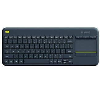 Logitech - K400 Plus Wireless Keyboard - Black