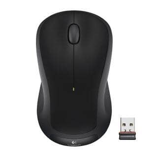 Logitech - M310 Wireless Scroll Mouse - Black