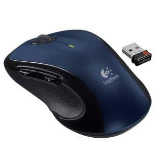 Logitech M510 Wireless Large Mouse Blue