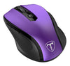 VicTsing - MM057 2.4G Wireless Portable Mobile Mouse - Purple