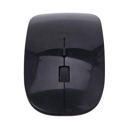 HDE Ultra-Thin Wireless Mouse 2.4GHZ - Black