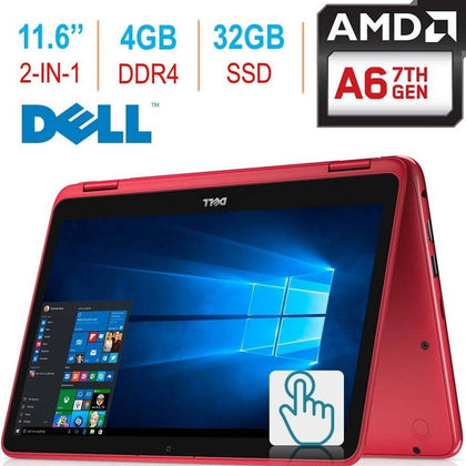 Dell Inspiron 11.6-inch 3000 2-in-1 Touchscreen Laptop/Tablet PC