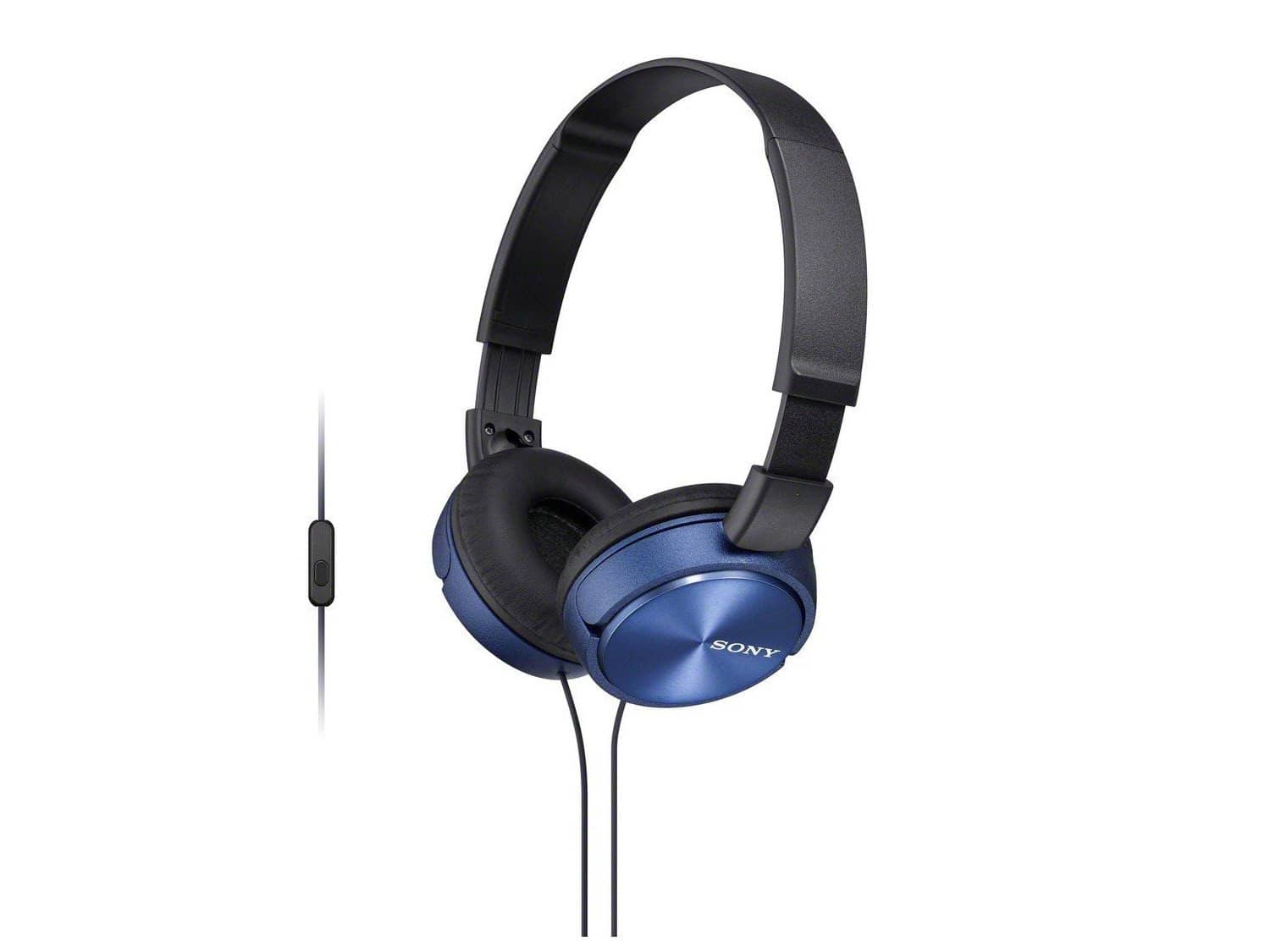 Sony ZX Series MDR-ZX310AP Headband Stereo Headset - Blue
