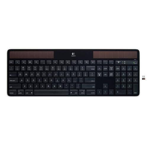 Logitech Wireless Solar Desktop Keyboard K750 for Mac - Black