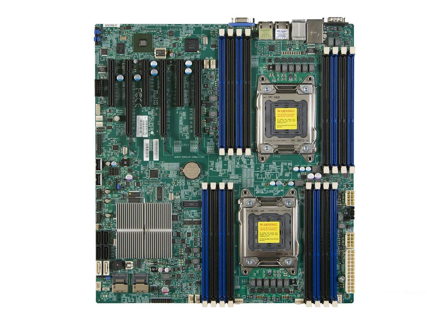 Supermicro X9DRI-F-O LGA2011/Intel C602/DDR3/SATA3/V&2GbE/EATX Server Motherboard