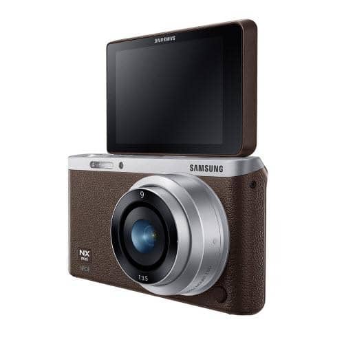 Samsung NX Mini 20.5MP CMOS Smart WiFi & NFC Mirrorless Digital Camera - Brown